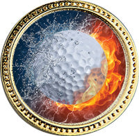 Golf Round Insert Pin [P78RI-GL1]