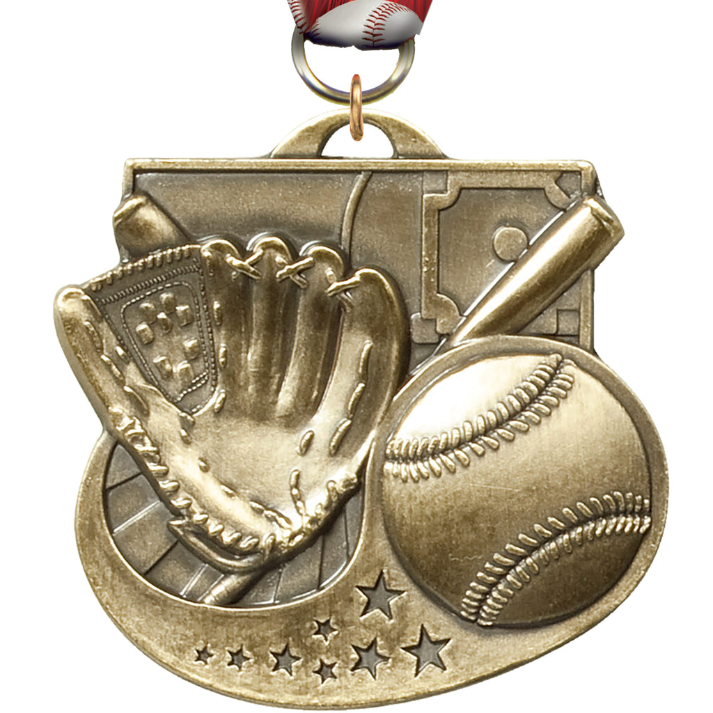 Baseball Star Blast Medal [MSB2-BS]