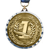 2.75 inch 1st Diecast Medal with Diamond Cut Border- Gold [MM275DC-1ST]