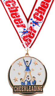 Cheer Enameled Medal [M2EP-CH-B]