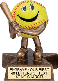 Softball Star Tyke Resin [RST4-SB]