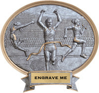 Track & Field Sport Legend Ovals - Female [SLO8-TFF]