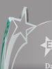 Shooting Star Jade Crystal Crescent- 5x7 inch [GJM312A]