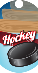 Hockey Dog Tag Insert [DT-1857]
