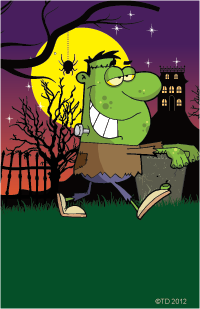 Halloween- Frakenkid Plaque Insert [BBP-2327]