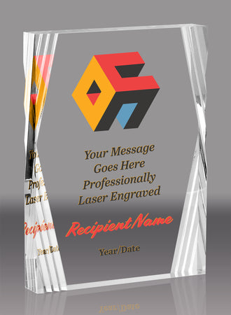 Diamond Cut Clear Full Color Acrylic [AJD51-FC]