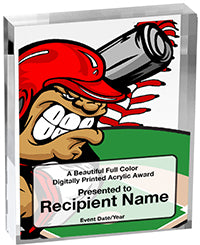 Baseball Vibrix Acrylic Awards [1 inch thick]