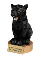 Panther Bobblehead Mascot - 6" Resin Trophy [BHMA-PTHR]