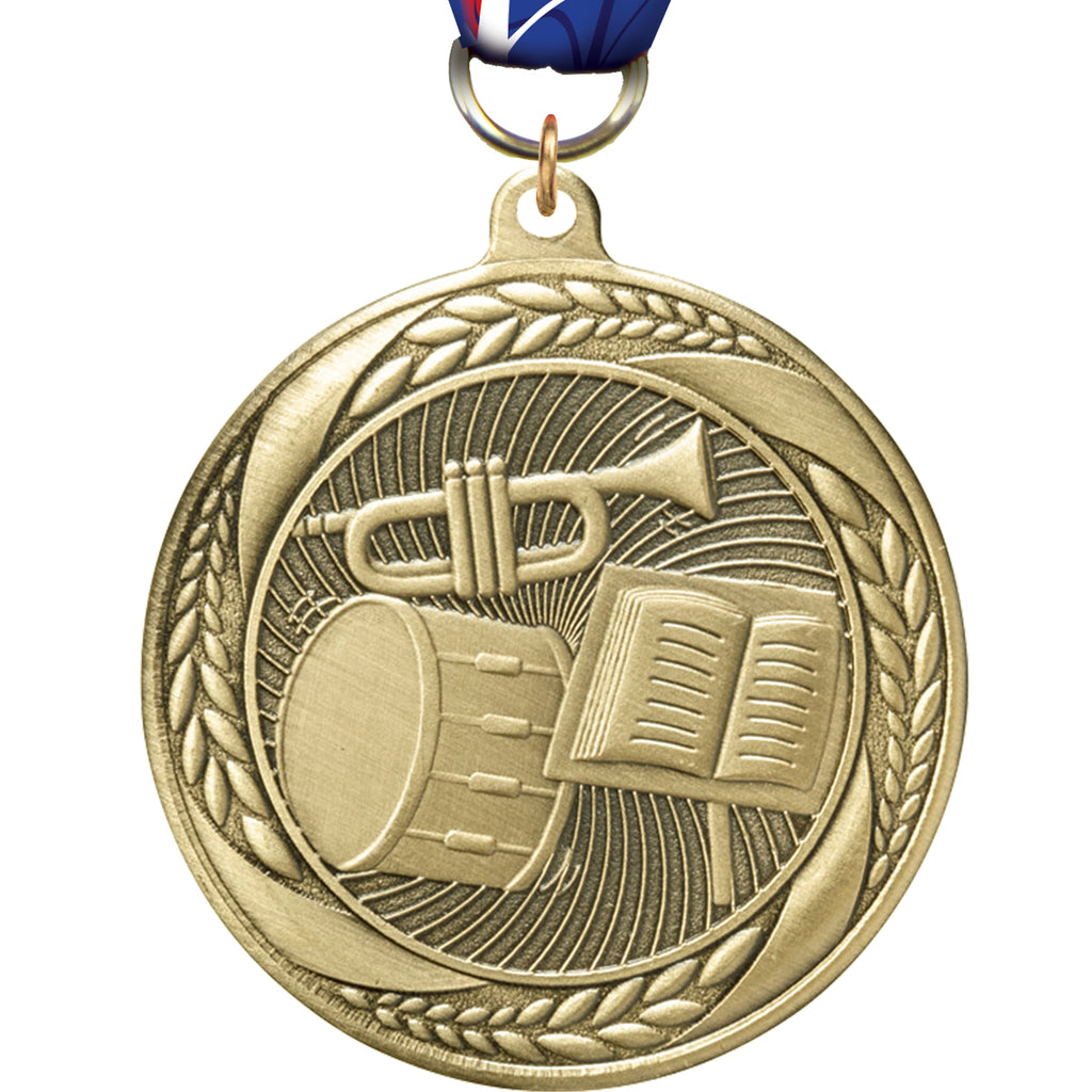 2.25" Band Laurel Wreath Medal [MM2S-24]