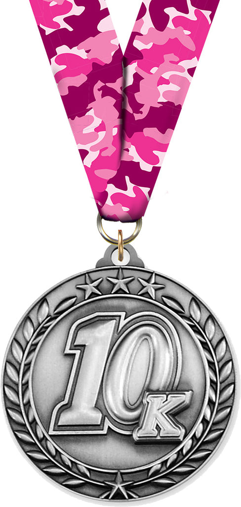 10K Dimensional Medal- Silver [MSW2-10K-S]