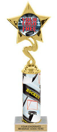 Star Custom Insert Trophy w/ Column - 12.5 inch [TXi12-J06]