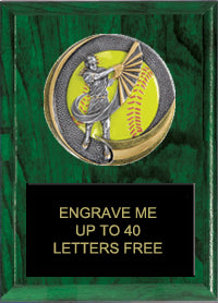 Softball Motion Xtreme Plaque [PMX68-SB]