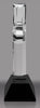 Crystal Cross Award with Black Crystal Base [CCRS-8-BLK-X]