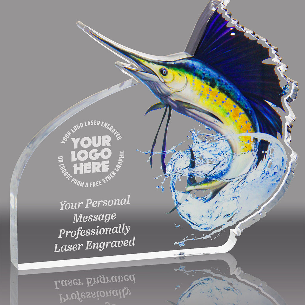 Sailfish Fishing Acrylic Awards