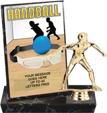 Handball Billboard Plaque [PBB6-HNDBLUS]