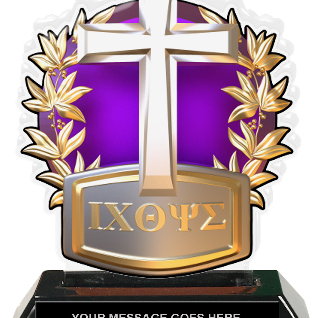 Religion Cross Colorix-T Acrylic Trophies