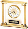 Goldtone Column Clock with Acrylic Upright [TDC9]
