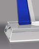 Bethesda Optical Crystal Award - Blue 9.75 inch [CPBETH9-BLU]