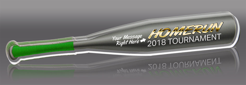 Softball Bat Full Color Acrylic Award - 12 inch [ABAT-SB-12-FC-Q]