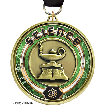 3" Eclipse Insert Medal - Science - TD Exclusive! [MEL1-SE]