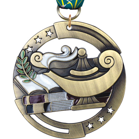2.75" Knowledge Dimensional Color Medal [M3EM-KN]