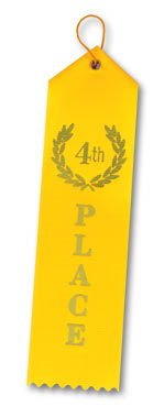 4th Place Stock Ribbon [R203-4th]