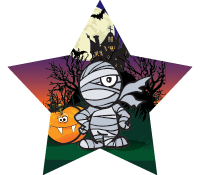 Halloween- Mummy Kid Star Insert [ST-2335]