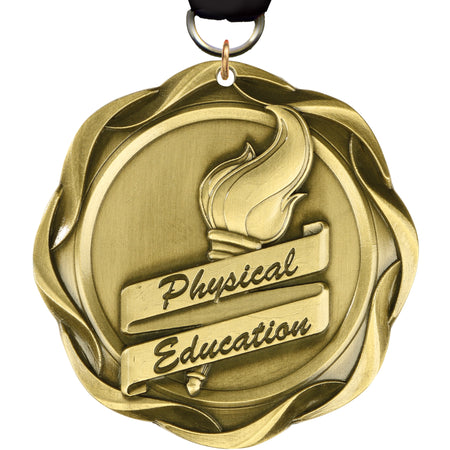 3" Physical Education Fusion Diecast Medal [MFUS2-PE]