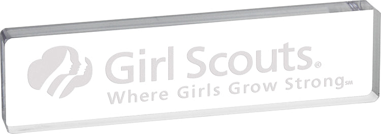 Acrylic Logo Block- 7.5x2 inch [ALB-75X2-Q]