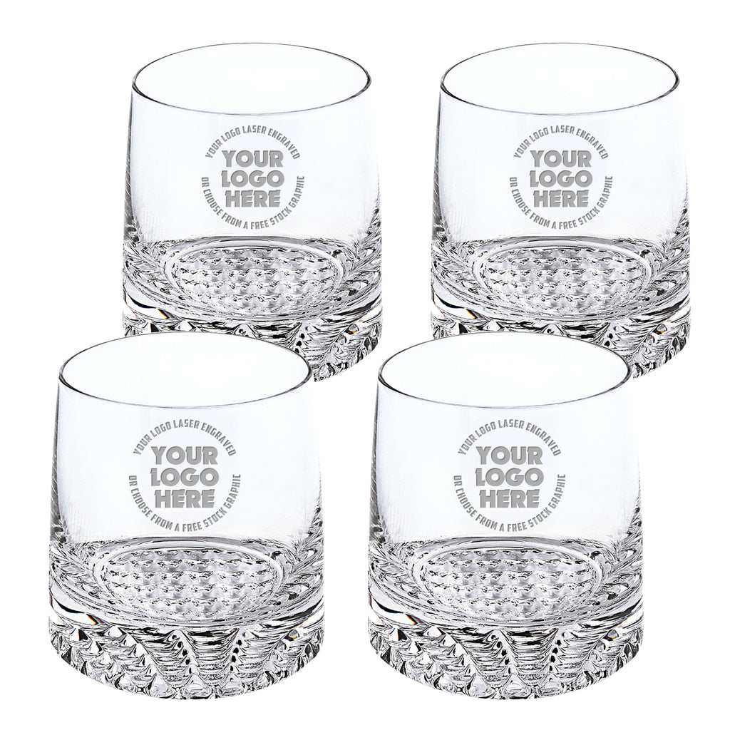 12 oz. Whiskey Rocks Glasses Set - Set of 4 [DWB832-4P]