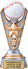 Baseball Triple-Star Victory Resin Trophy [RMV6-BS]