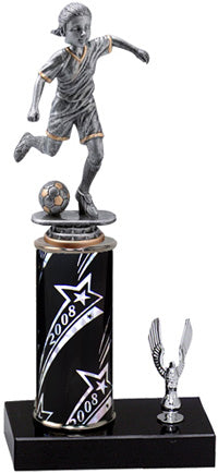 Clear/Silver Trophy with 1 Trim [TL1T11B]