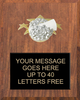 Cheer Triple Star Plaque [PTS810-CH]