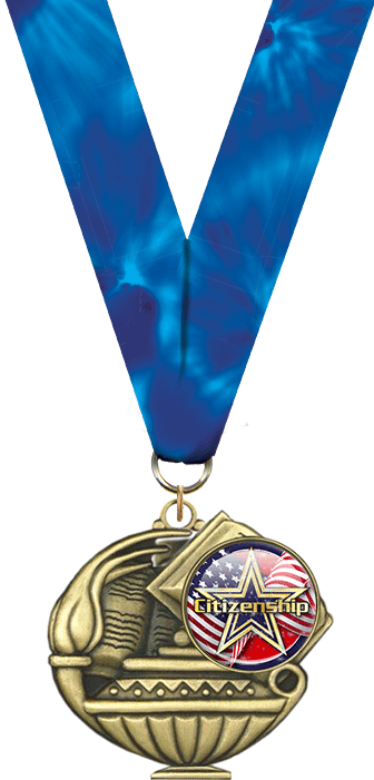 2" Citizenship Insert Academic Medal [MAP2-i-CZ]