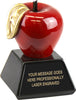 Golden Leaf Apple Resin Trophy [RAPL5]