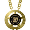 8 inch Super Star Champion Chain w/ Black Engraving Plate [CECSSTR-GK]