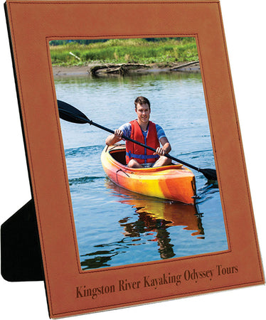 10.75 x 12.75 Rawhide Laserable Leatherette Picture Frame [PLLF810-4810]
