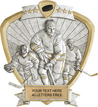 Hockey Male Sport Legend Shield Resin Trophy [RSLS-HKM]
