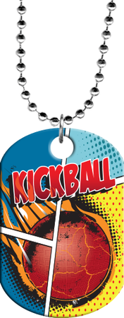 Kickball Monster Dog Tag [DTXL-KKBL]