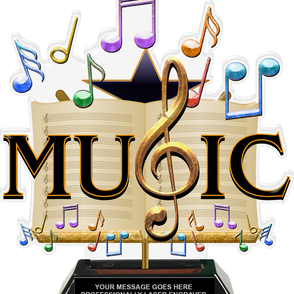 Music Colorix-T Acrylic Trophies