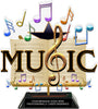 Music Colorix-T Acrylic Trophy- 8.25 inch [TACR8-MC-Q]