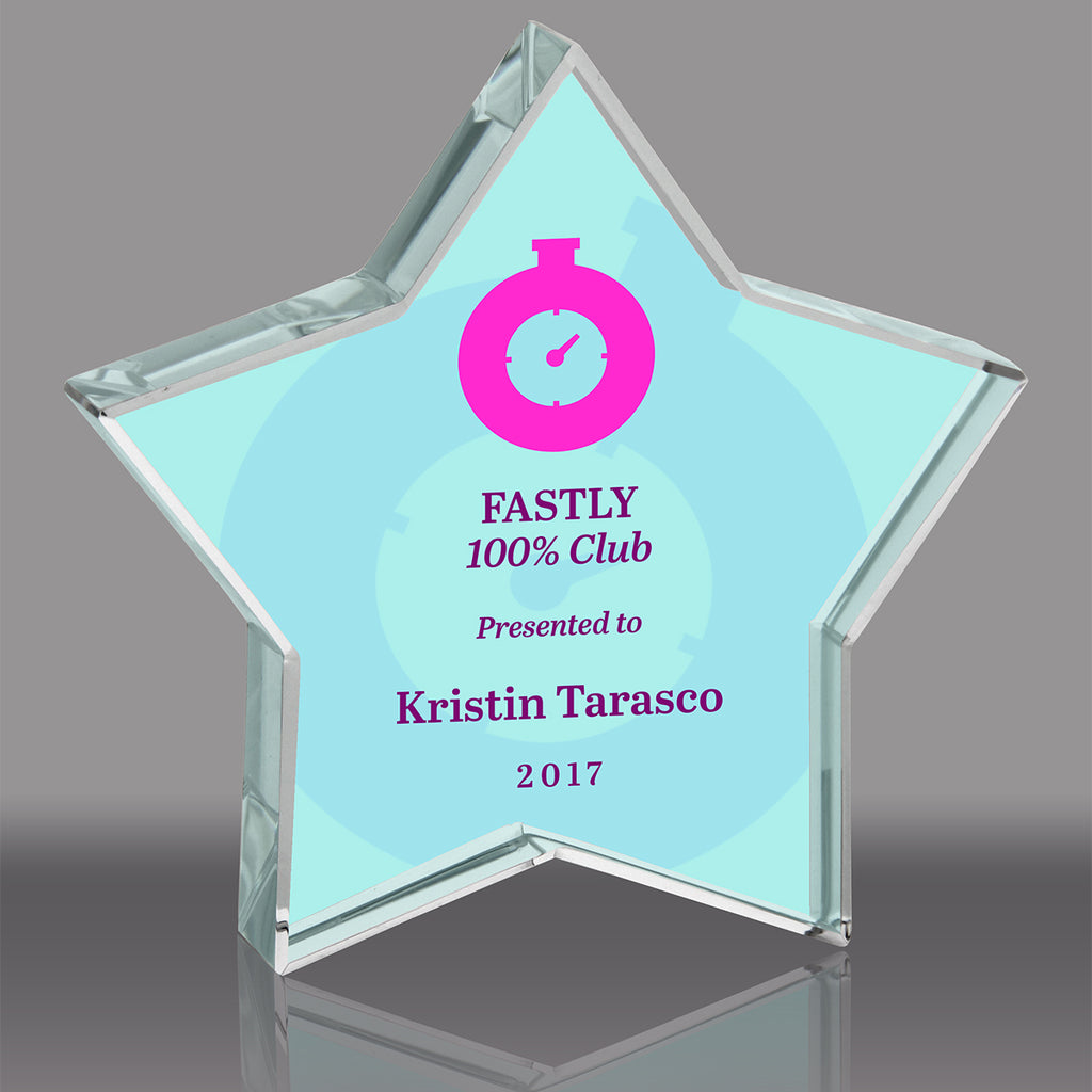 Custom Mystical Crystal Star Awards - Color