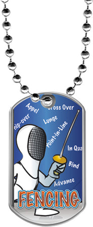 Fencing Dog Tags [DTLAM2-FNC]