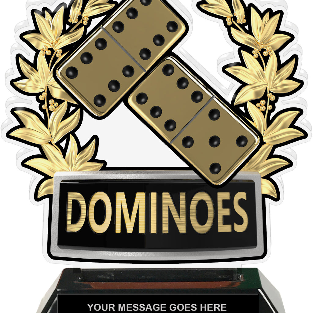 Dominoes Colorix-T Acrylic Trophies
