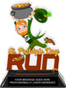 St. Paddy's Day Run Colorix-T Acrylic Trophy - 6.25 inch [TACR6-STPTRN-Q]