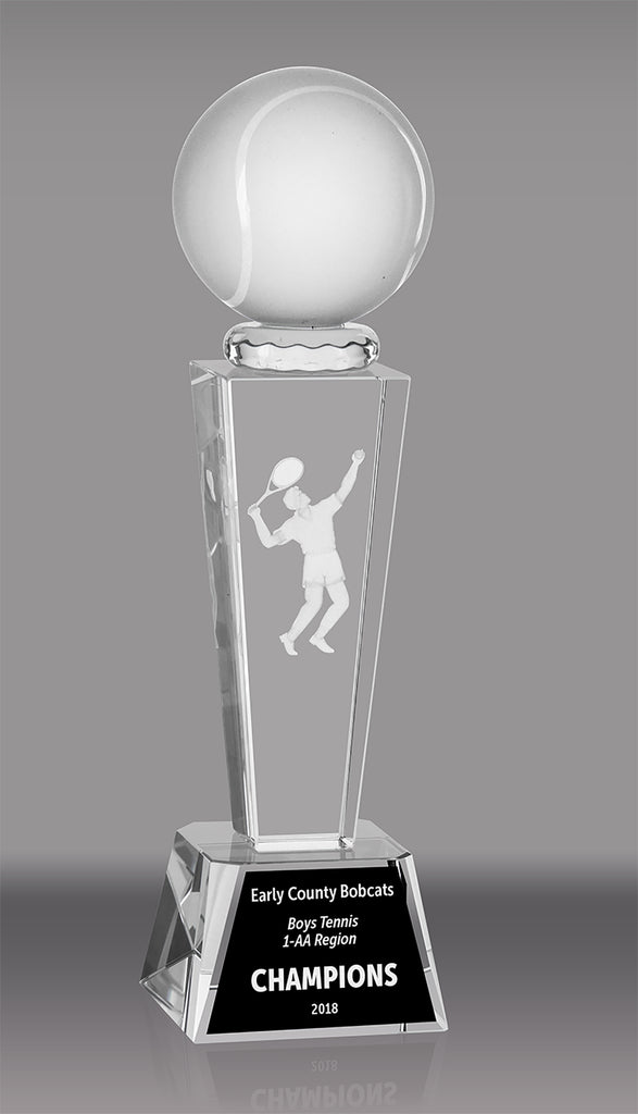 Tennis Male 3D Laser Crystal [CRL3D-TNM]