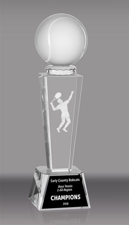 Tennis Male 3D Laser Crystal [CRL3D-TNM]