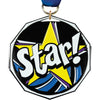 Star Decagon Painted Medal [MDCM2-STR]