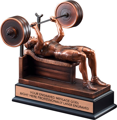 Bench Press Gallery Resin- Female [GRS89-WLF]