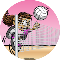 Volleyball Female Pee Wee Insert [P78N-146]